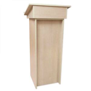 Atril en melamina roble claro