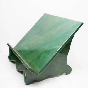 Atril de mesa con imitación a mármol verde