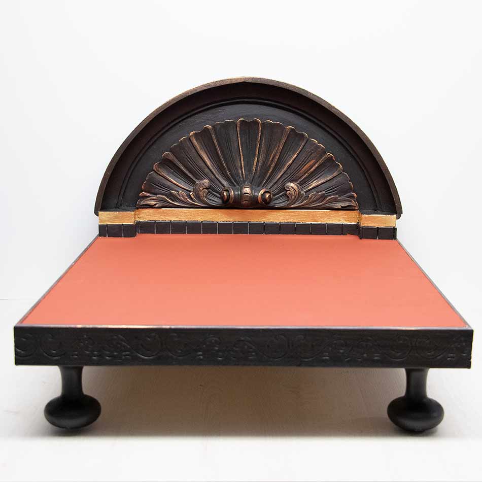 Cuna marrón Niño Jesús