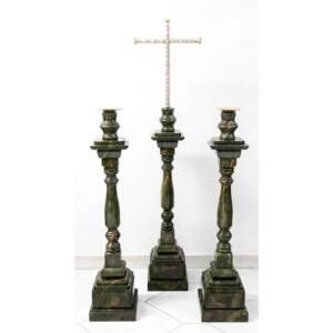 Juego de hachones para altar