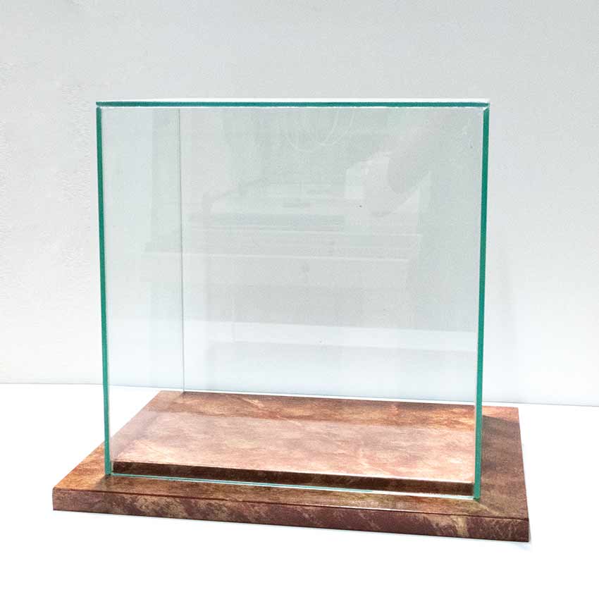 Peana con fanal para imagen