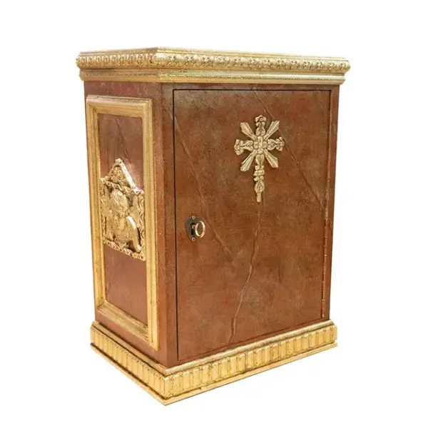 Sagrario con imitación a mármol y pan de oro