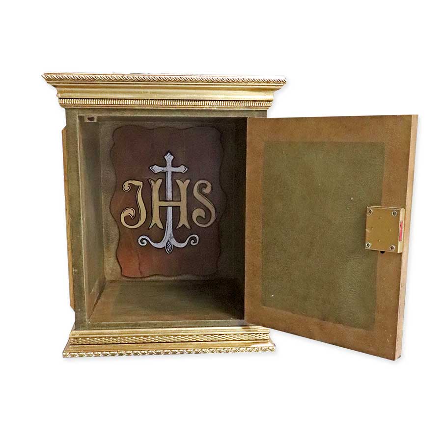 Sagrario imitación mármol y pan de oro - Imagen 3