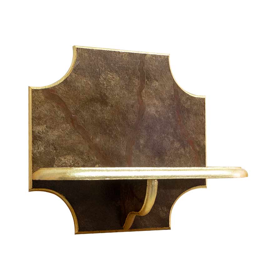 Ménsula / repisa con respaldo