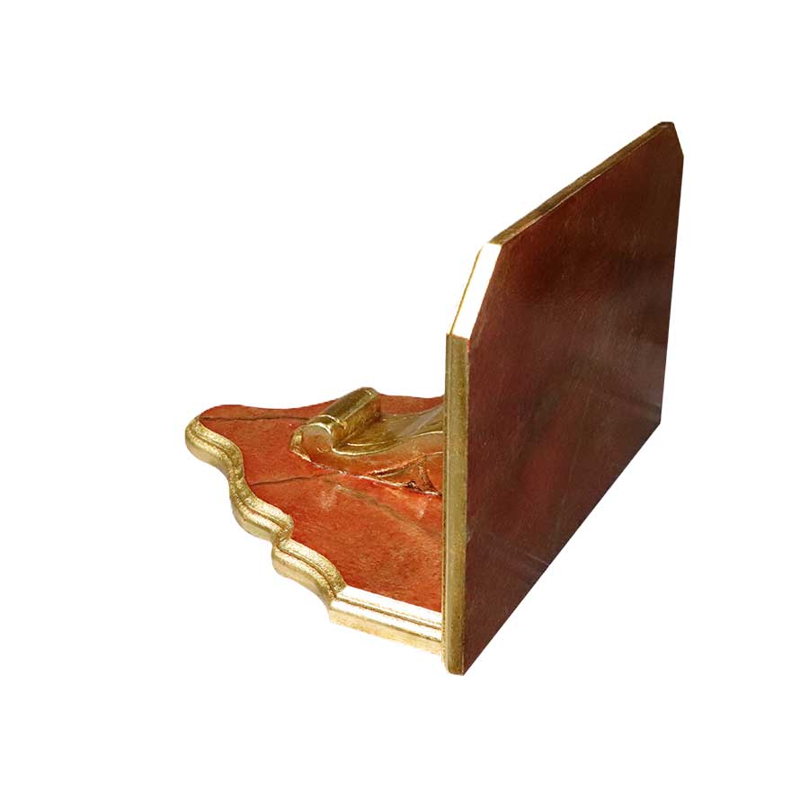 Ménsula imitación a mármol y pan de oro - Imagen 3