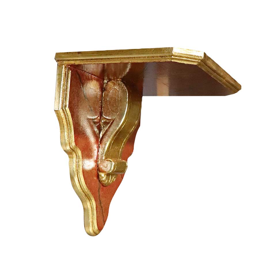 Ménsula imitación a mármol y pan de oro - Imagen 4