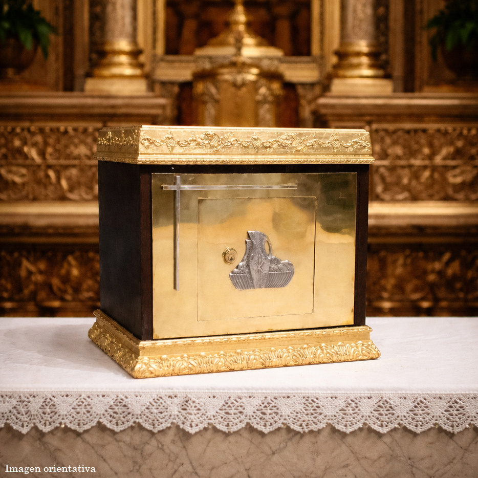 Sagrario metal y madera - Imagen 4