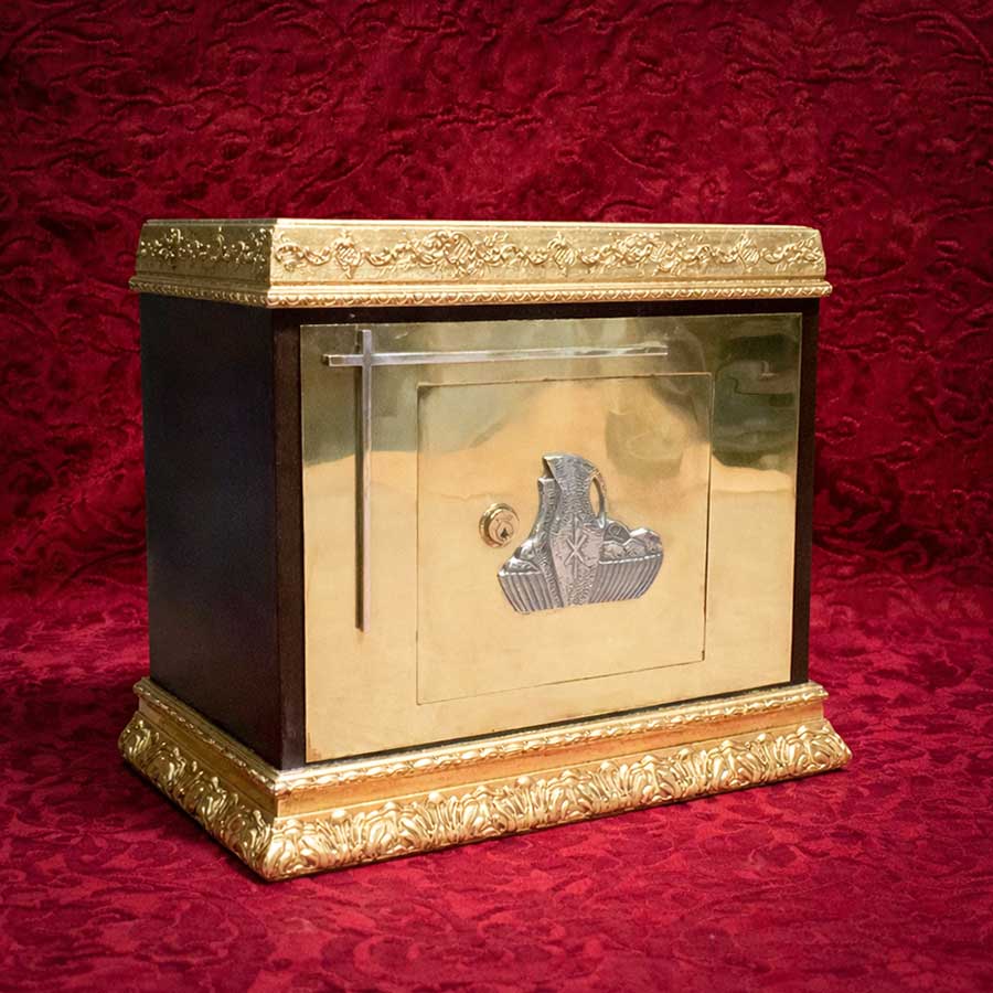 Sagrario metal y madera